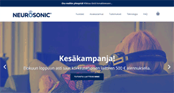 Desktop Screenshot of neurosonic.fi